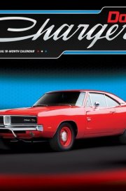 Dodge Charger OFFICIAL | 2025 12 x 24 Inch Monthly Square Wall Calendar | Foil Stamped Cover | Plastic-Free | BrownTrout | American Muscle Motor Car cover image