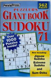Puzzler's Giant Book of Sudoku #71 cover image