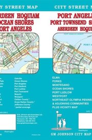 Port Angeles / Aberdeen / Hoquim / Port Townsend / Sequim, Washington Street Map cover image