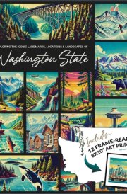 Exploring the Iconic Landmarks, Locations & Landscapes of Washington State, USA: A Pacific Northwest Travel Guide with Frame-Ready Collectible Retro ... Parks, Landmarks and Landscapes of the USA) cover image