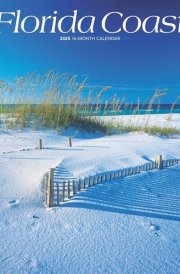 Florida Coast | 2025 12 x 24 Inch Monthly Square Wall Calendar | Plastic-Free | BrownTrout | USA United States of America Southeast State Nature cover image