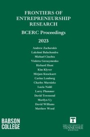 2023 Frontiers of Entrepreneurship Research BCERC Proceedings cover image