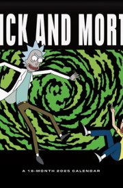 2025 Cartoon Network Rick and Morty Mini Wall Calendar cover image