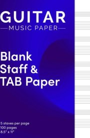 Guitar Music Paper - Blank Staff & TAB Paper cover image