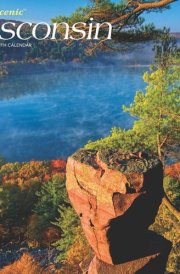 Wisconsin Wild & Scenic | 2025 12 x 24 Inch Monthly Square Wall Calendar | Plastic-Free | BrownTrout | USA United States of America Midwest State Nature cover image