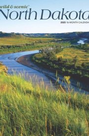 North Dakota Wild & Scenic | 2025 12 x 24 Inch Monthly Square Wall Calendar | Plastic-Free | BrownTrout | USA United States of America Midwest State Nature cover image