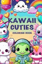 Kawaii Cuties Coloring Book: Relaxation and Mindfulness Kawaii Bold and Easy Coloring Pages for Kids, Tweens, Teens and Adults cover image