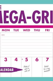 Mega Grid Sunday Start Square Wall Calendar 2025 cover image