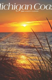 Michigan Coast | 2025 12 x 24 Inch Monthly Square Wall Calendar | Plastic-Free | BrownTrout | USA United States of America Midwest State Nature cover image