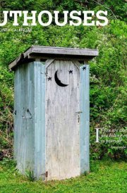 Outhouses | 2025 7 x 14 Inch Monthly Mini Wall Calendar | BrownTrout | Toilette Latrine Bog Humor cover image