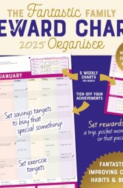 Family Reward Chart Organiser Planner Wall Calendar 2025 cover image