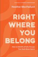 Right Where You Belong How to Identify and Fully Occupy Your God-Given Space cover image
