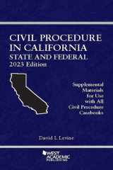 Civil Procedure in California State and Federal, 2023 Edition cover image