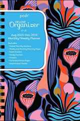 Posh: Deluxe Organizer 17-Month 2023-2024 Monthly/Weekly Hardcover Planner Calendar: Abstract Blooms cover image