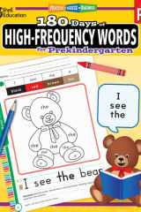 180 Days: High-Frequency Words for Prekindergarten Practice, Assess, Diagnose cover image