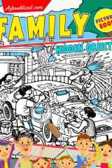 Family Hidden Objects Picture Book: Discovering Family Life Fun and Interactive Search and Find Book for All Ages | 25 Picture Inside for Anxiety Relief | Birthday Gifts | Any Occasion cover image