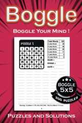 Boggle 5x5 Puzzle Book Vol. 1: Boggle Your Mind! , Enjoy over 200 puzzles , 8.50 x 11 in, Puzzles & Solutions. cover image