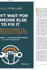 Don't Wait for Someone Else to Fix It 8 Essentials to Enhance Your Leadership Impact at Work, Home, and Anywhere Else That Needs You cover image