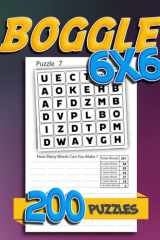 Boggle 6x6: 200 puzzles & Solutions. cover image