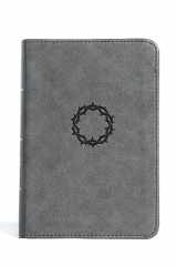 CSB Large Print Compact Reference Bible, Stone Leathertouch cover image