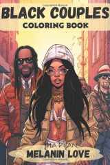 Black Couples Adult Coloring Book: A Modern Coloring Book for Trendy Beautiful Black Couples cover image