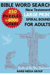 Bible Word Search Puzzles for Adults-New Testament :Large Print:250 Puzzles cover image