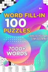 2023 Word Fill In Puzzle Books For Adults: Fill In Word Puzzle Books Large Print with Starter Word and Solutions for Adults, Seniors, and Teens, Puzzle Book For Adults Relaxation cover image