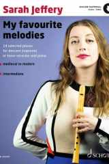 Jeffery: My Favourite Melodies 14 Selected Pieces for Soprano (or Tenor) Recorder and Piano Book with Online Material cover image