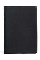 KJV Large Print Thinline Bible, Black Genuine Leather, Indexed cover image