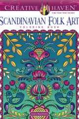 Creative Haven Scandinavian Folk Art Coloring Book cover image