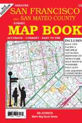 San Francisco & San Mateo Counties, California Street Map Book Atlas cover image