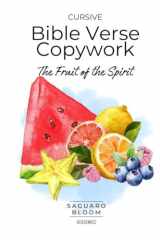 Cursive Bible Verse Copywork - Cursive Handwriting Practice Workbook: The Fruit of the Spirit- a Christian Cursive Handwriting Workbook cover image