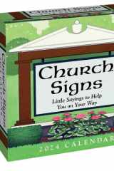 Church Signs 2024 Day-to-Day Calendar: Little Sayings to Help You on Your Way cover image