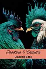 Roosters & Chickens Coloring Book cover image