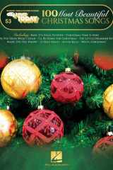 100 Most Beautiful Christmas Songs: E-Z Play Today #53 Songbook with Large Easy-To-Read Notation and Lyrics cover image