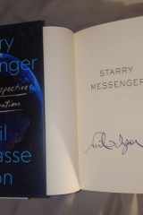 Starry Messenger SIGNED Cosmic Perspectives on Civilization cover image