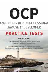 OCP Oracle Certified Professional Java SE 17 Developer Practice Tests Exam 1Z0-829 cover image
