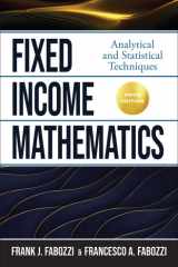 Fixed Income Mathematics, Fifth Edition: Analytical and Statistical Techniques cover image