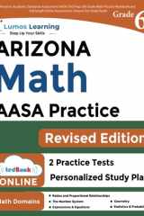 Arizona's Academic Standards Assessment (AASA) Test Prep: 6th Grade Math Practice Workbook and Full-length Online Assessments Arizona Test Study Guide cover image