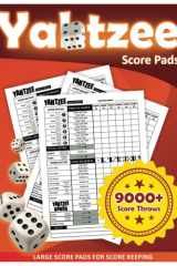 Yatzee Score Pads Large Print Score Sheets with Size 8.5 X 11 Inches for Scorekeeping, Score Book with 130+ Pages cover image
