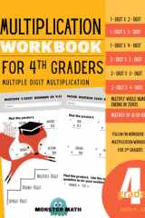 Multiplication Workbook for 4th Graders: Multiple Digit Multiplication cover image