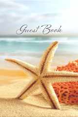Guest Book, Ocean Starfish Visitor Comment Book for Vacation Beach House cover image