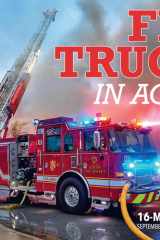 Fire Trucks in Action 2023 16-Month Calendar - September 2022 Through December 2023 cover image