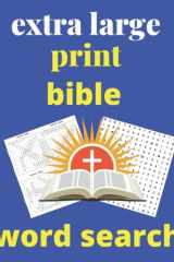 extra large print bible word search: book for Adults & Seniors To Keep Brain Active, Large Print Word Search Puzzle. cover image
