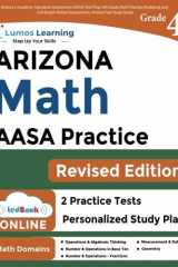 Arizona's Academic Standards Assessment (AASA) Test Prep: 4th Grade Math Practice Workbook and Full-length Online Assessments Arizona Test Study Guide cover image