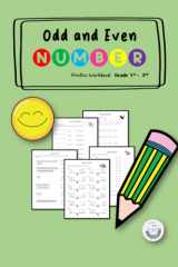 Odd and Even Number Practice Workbook Grade 1st-3rd: Math Center Mystery Odd-Even Number Puzzle Addition Picture Practice Worksheets cover image