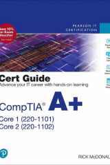 CompTIA A+ Core 1 (220-1101) and Core 2 (220-1102) Cert Guide cover image