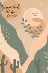 Minimalist Boho Coloring Book: For Teens, Adults, Aesthetic Coloring Book, Over 30 Minimalist Boho Landscape Designs, Simple Coloring Pages for Relaxation and Stress Relief cover image