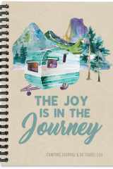 Camping Journal & RV Travel Logbook, Blue Vintage Camper Campsite Caravan Holiday Record & Adventure Travel Notebook cover image