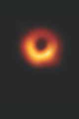 Black Hole Photo Event Horizon Telescope: Journal / Notebook / Diary, 120 Blank Lined Pages, 6 x 9 inches, Matte Finish Cover, Great Gift For Kids And Adults cover image